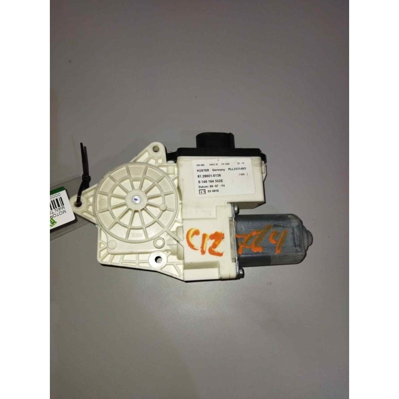 Recambio de motor elevalunas delantero derecho para man tgx 18.xxx 12.4 diesel referencia OEM IAM 81286016138  
