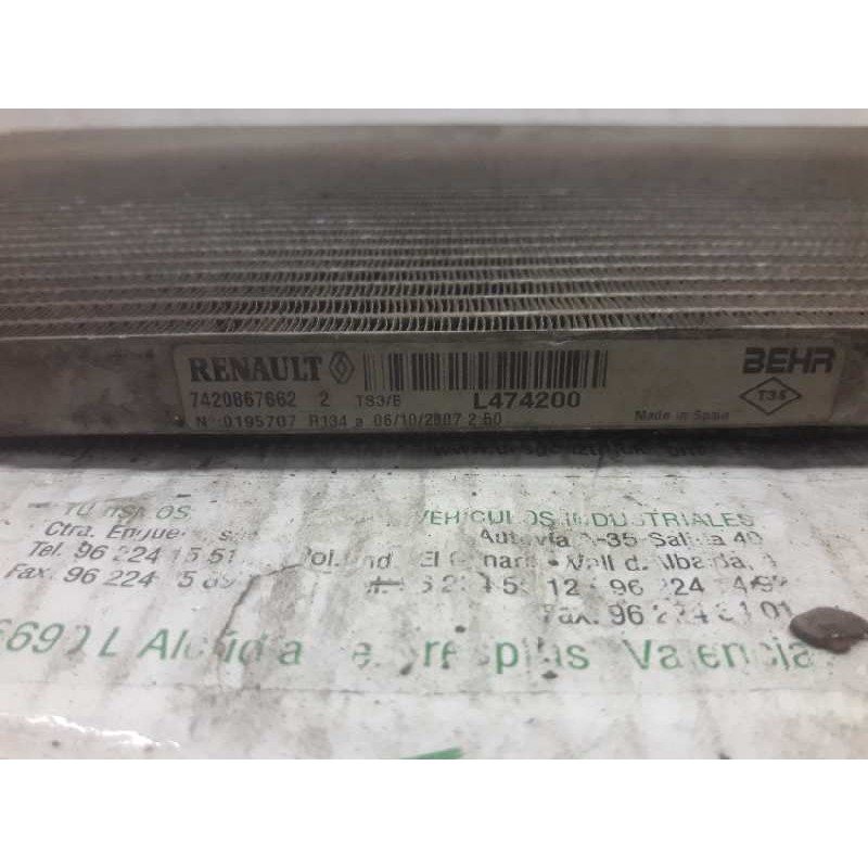 Recambio de condensador / radiador a/a para renault mascott pr 130.35/55/65 corto referencia OEM IAM 7420867662 0195707 L474200 3