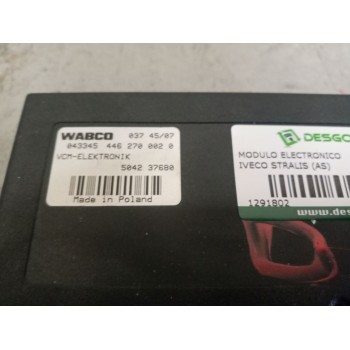 Recambio de modulo electronico para iveco stralis (as) 12.9 diesel referencia OEM IAM 504237680 CENTRALITA VCM 