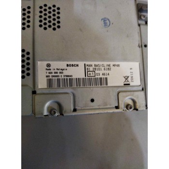 Recambio de sistema audio / radio cd para man tgx 18.xxx 12.4 diesel referencia OEM IAM 81281016182  