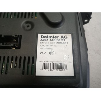 Recambio de cuadro instrumentos para mercedes-benz actros bm 963.xxx 2-achser referencia OEM IAM A9614460821  