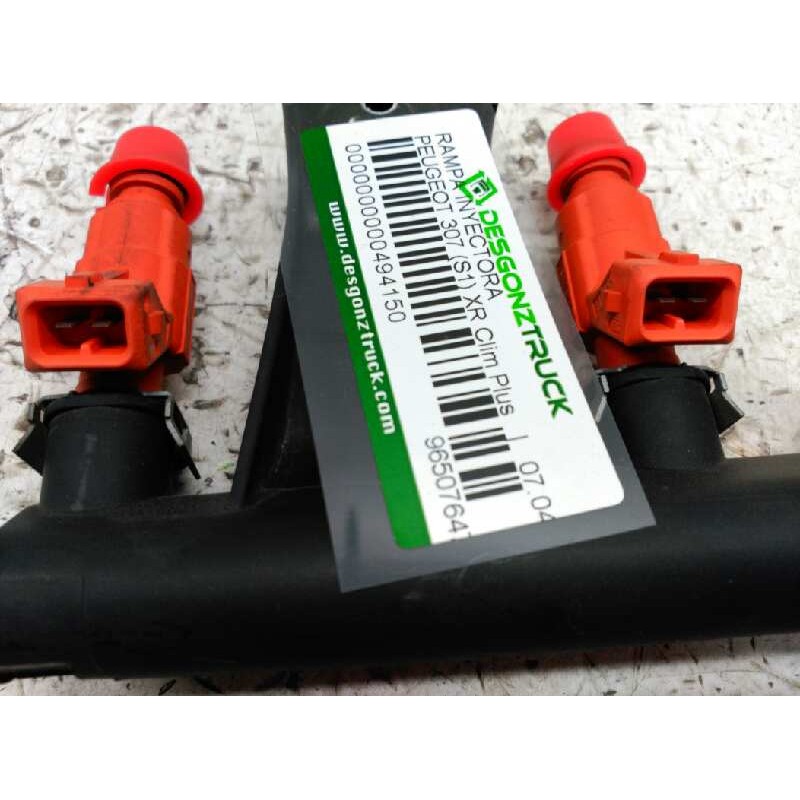 Recambio de rampa inyectora para peugeot 307 (s1) xr clim plus referencia OEM IAM 9650764780 - Blanco 3