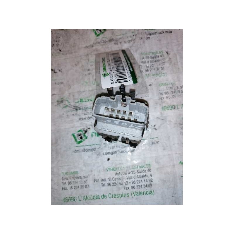 Recambio de mando elevalunas delantero izquierdo para renault scenic ii emotion referencia OEM IAM  10 PINS - Azul 2