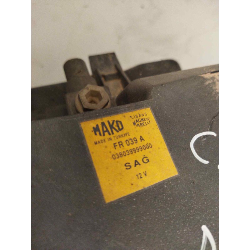 Recambio de faro derecho para ford transit caja cerrada, corta (fy) (2000 =>) 2.4 tde cat referencia OEM IAM - Blanco 3