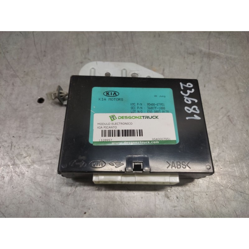 Recambio de modulo electronico para kia picanto 1.1 crdi active referencia OEM IAM 9540007951  