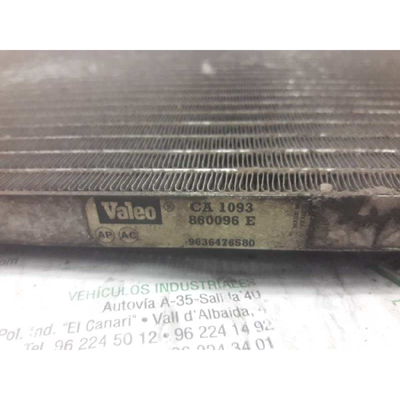 Recambio de condensador / radiador a/a para peugeot partner (s1) break referencia OEM IAM 9636476580 860096E 2