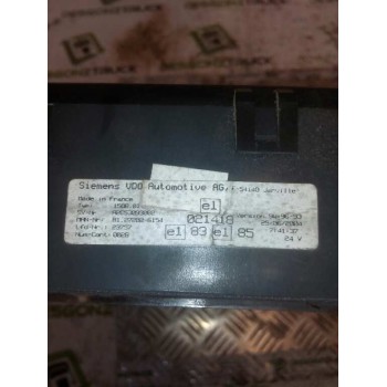 Recambio de cuadro instrumentos para man tg - a 18.xxx fg / bb   (e3/e4) xl referencia OEM IAM 81272026154 150801 