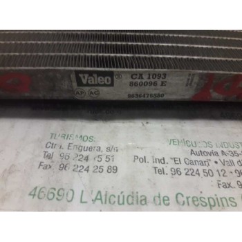 Recambio de condensador / radiador a/a para peugeot partner (s2) combi plus referencia OEM IAM 9636476580 860096E 