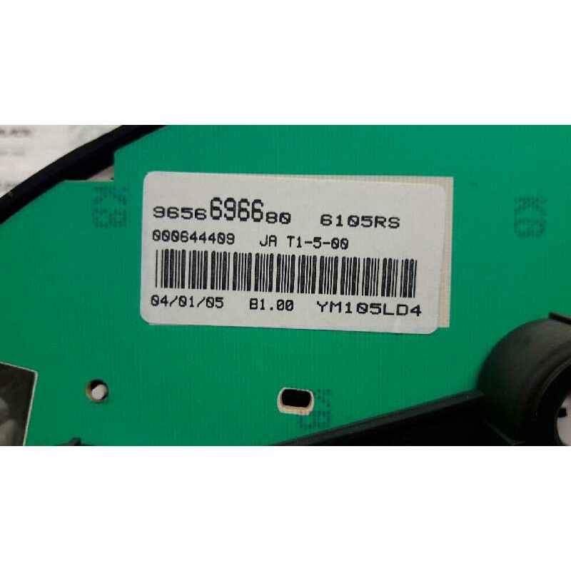 Recambio de cuadro instrumentos para peugeot 206 berlina xt referencia OEM IAM 9656696680 3