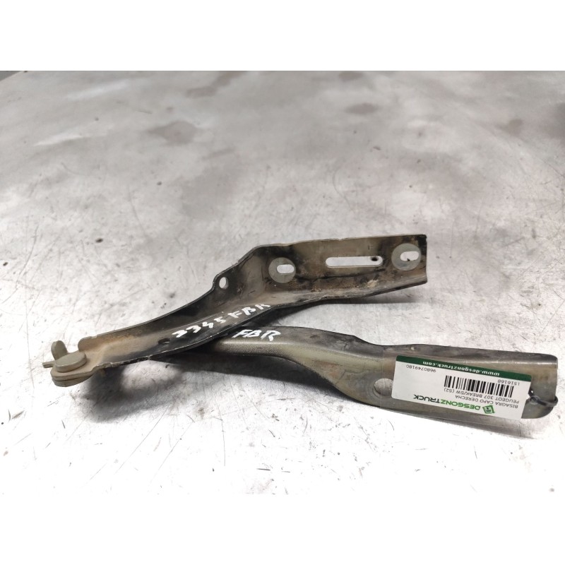 Recambio de bisagra capo derecha para peugeot 307 break/sw (s2) sw referencia OEM IAM 9680749180 - Negro 2