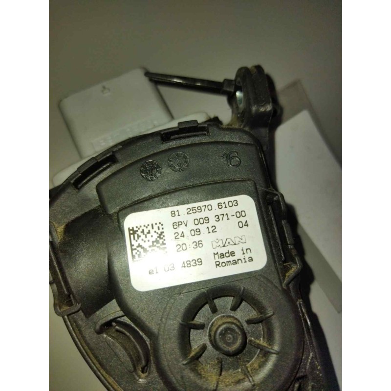 Recambio de pedal acelerador para man tgx 18.480 12.4 diesel referencia OEM IAM 81259706103 - Azul 4