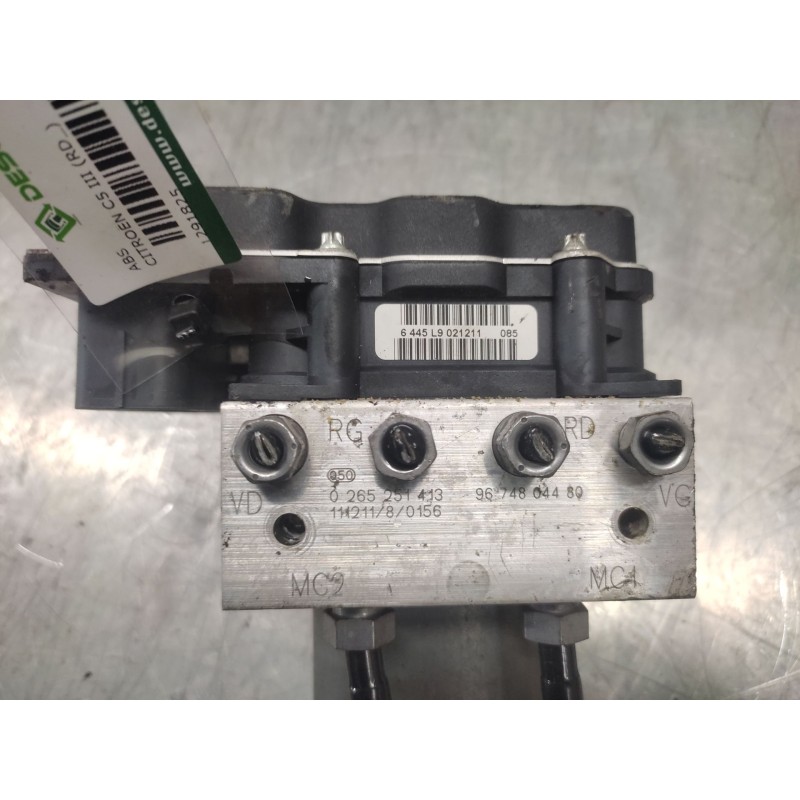 Recambio de abs para citroën c5 iii (rd_) 1.6 hdi 110 referencia OEM IAM 0265951416  9674804480 - Negro 2