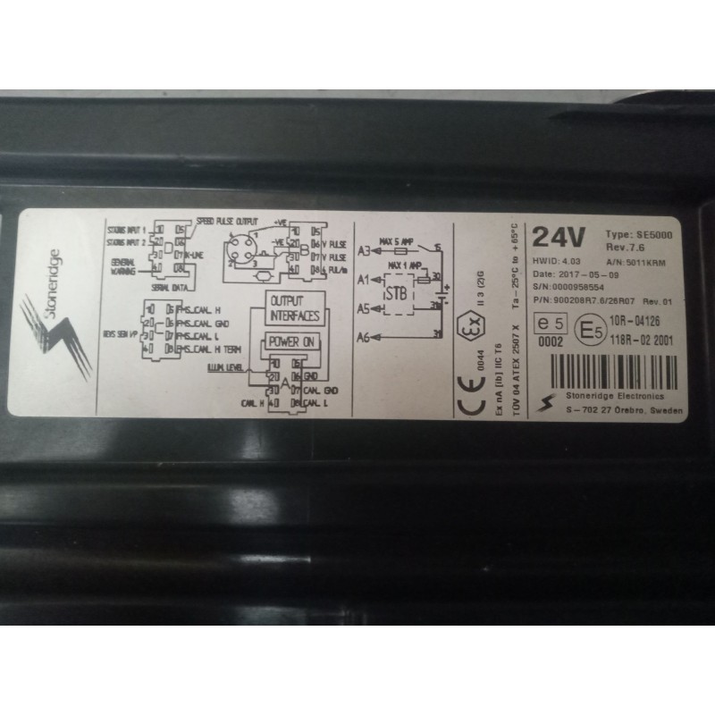 Recambio de tacografo para scania r i r 580 referencia OEM IAM SE5000  REV.7.6 - Blanco 5