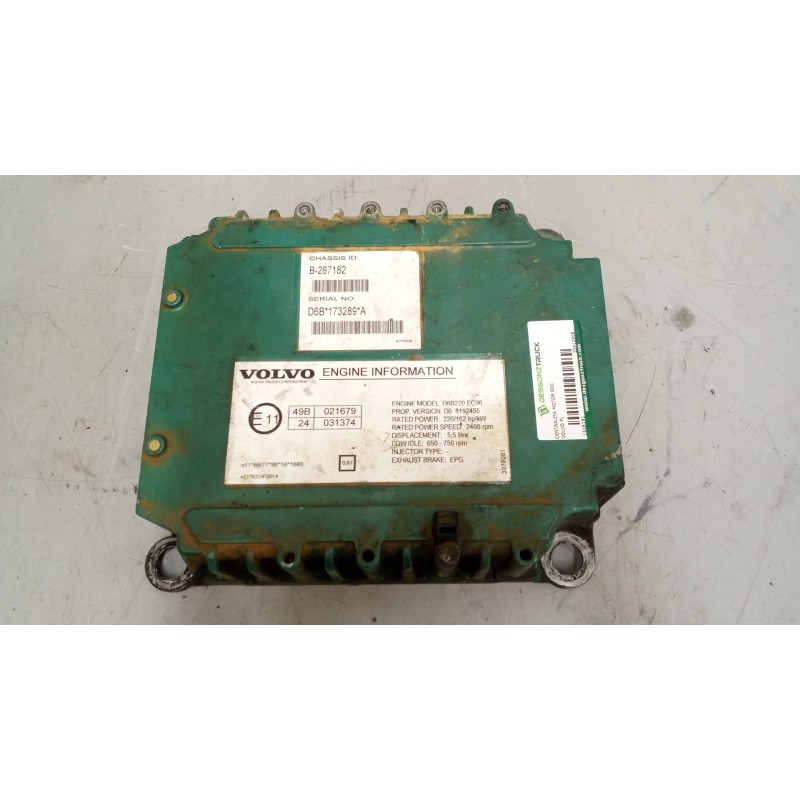 Recambio de centralita motor edc para volvo fl fl 220-10 (220cv) referencia OEM IAM 20412508  D6B220EC96