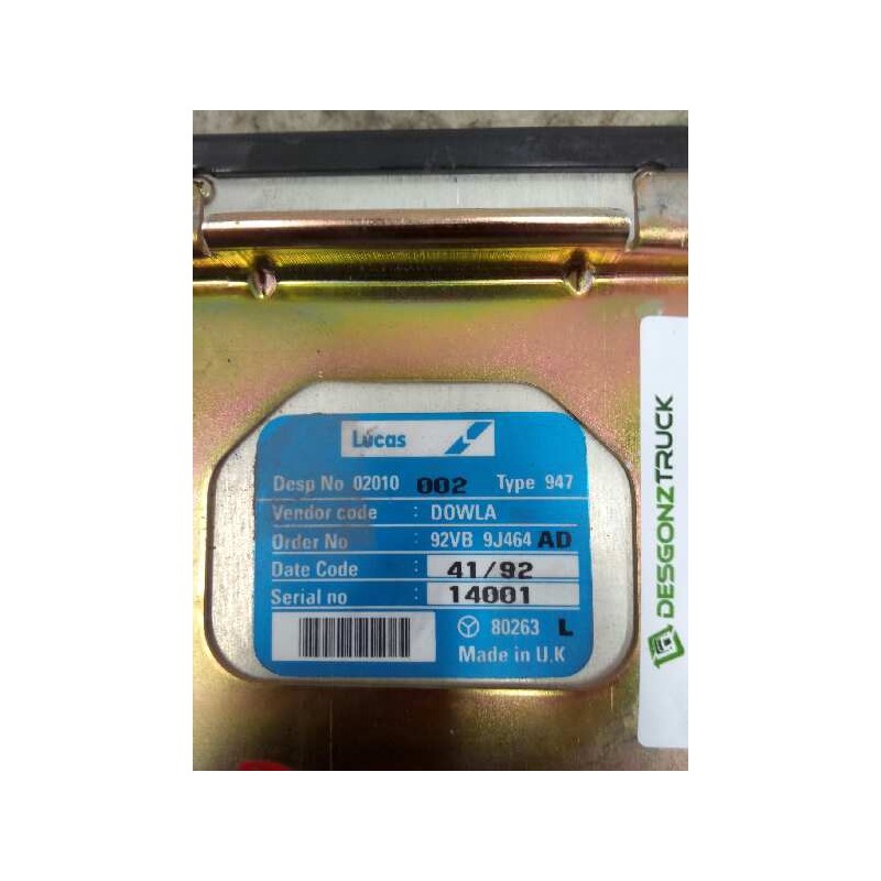 Recambio de modulo electronico para ford transit bus 1995 autocaravana - nugget referencia OEM IAM  92VB9J464 14001 - Blanco 2