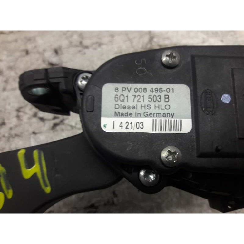 Recambio de pedal acelerador para volkswagen polo (9n1) conceptline referencia OEM IAM 6Q1721503 - Gris 3