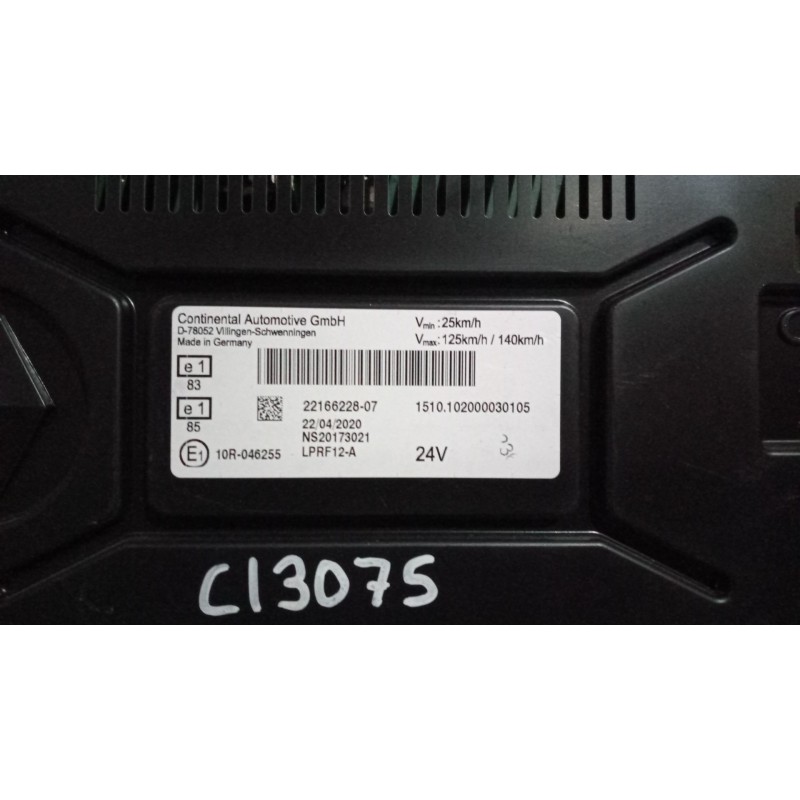 Recambio de cuadro instrumentos para renault serie t 12.8 diesel referencia OEM IAM 22166228  7422166228 - Blanco 3