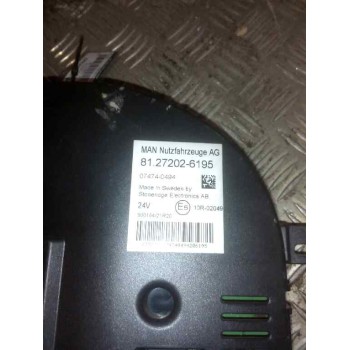 Recambio de cuadro instrumentos para man tg - a 18.xxx fg / bb   (e3/e4) xlx referencia OEM IAM 81272026195  