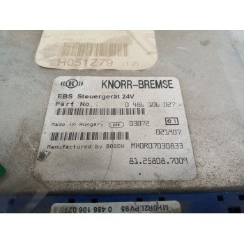 Recambio de modulo electronico para man tg - a 18.xxx 12.4 diesel referencia OEM IAM 81258087009 CENTRALITA EBS 0486106027