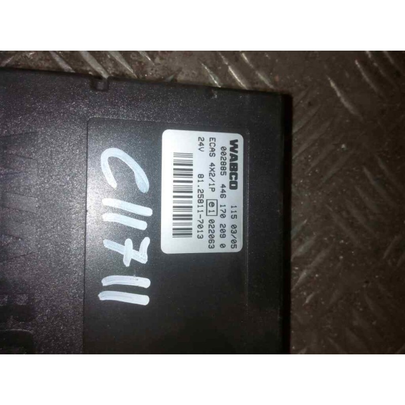 Recambio de modulo electronico para man tg - a 18.430 fg / bb (e3/e4) l referencia OEM IAM 81258117013 4461702090 CENTRALITA ECA - Blanco 2