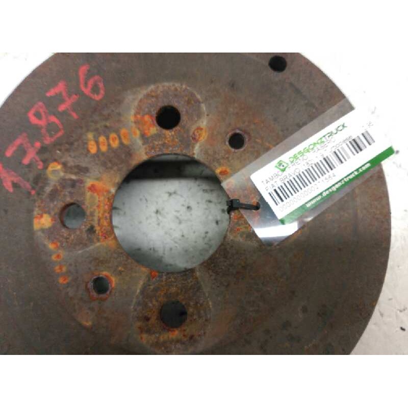 Recambio de tambor freno trasero para fiat bravo (182) 1.9 turbodiesel referencia OEM IAM - Blanco 2