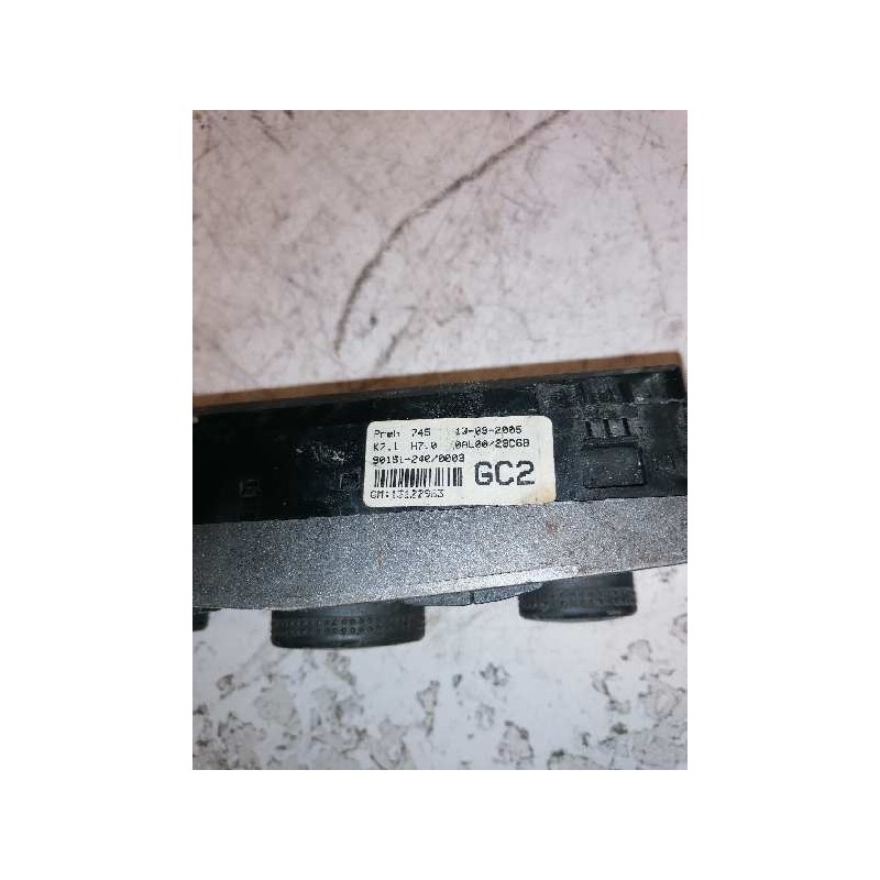 Recambio de mando calefaccion / aire acondicionado para opel astra h ber. cosmo referencia OEM IAM 13122963 901512400003 - Azul 2