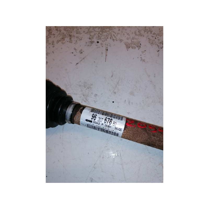 Recambio de transmision delantera izquierda para peugeot 206 berlina x-line referencia OEM IAM 9630767880 - Negro 2