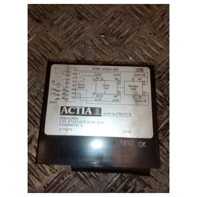 Recambio de modulo electronico para renault magnum e-tech 2000  fas gv 4 x 2 larga distancia referencia OEM IAM 5010415050
