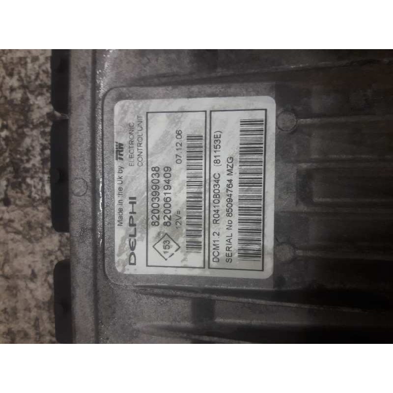Recambio de centralita motor uce para renault clio iii 20 aniversario referencia OEM IAM 8200399038 8200619409 R0410B034C - Negro 2
