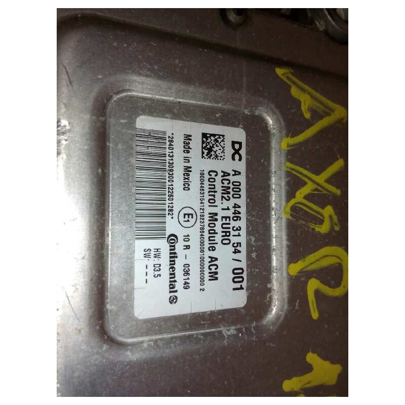 Recambio de modulo electronico para mercedes-benz axor 2-ejes 18 ton 2004  1843 4x2 om 457 la l (largo) referencia OEM IAM A0004 3