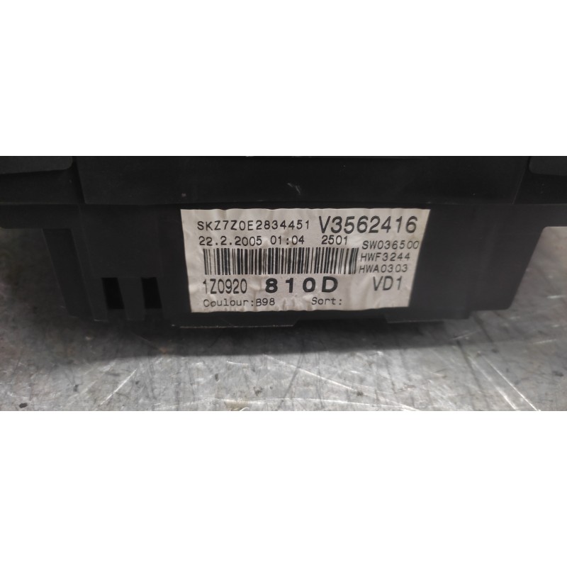 Recambio de cuadro instrumentos para skoda octavia berlina (1z3) active referencia OEM IAM A2C53032531 2