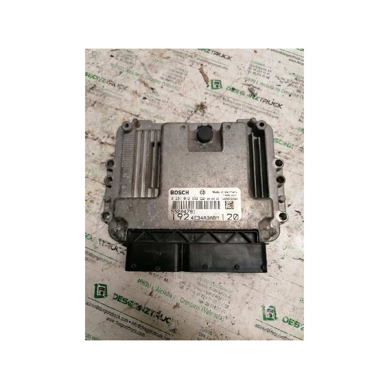 Recambio de centralita motor uce para fiat stilo (192) 1.9 jtd / 1.9 jtd 115 active referencia OEM IAM 0281012862 55204761 1039S - Negro