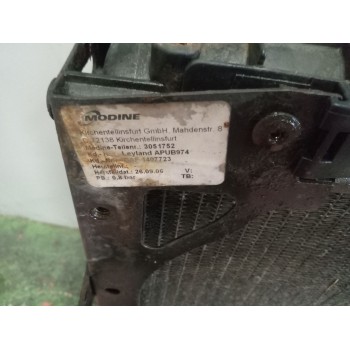 Recambio de radiador agua para daf cf 65 referencia OEM IAM 1407723  