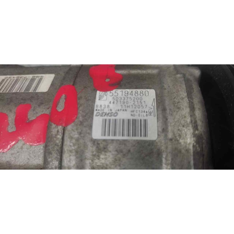 Recambio de compresor aire acondicionado para fiat grande punto (199) 1.4 16v dynamic (01.2007) referencia OEM IAM 4471902151 55 - Azul 3