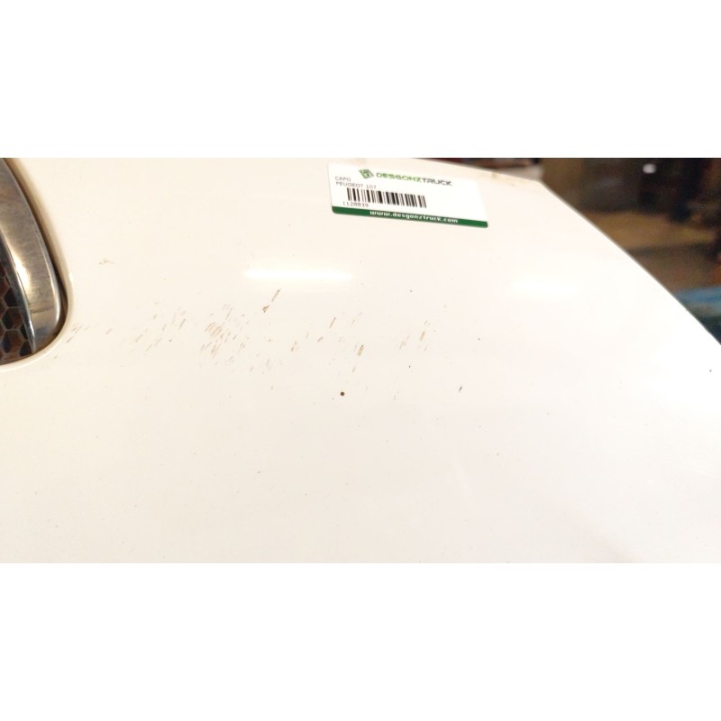 Recambio de capo para peugeot 107 urban move referencia OEM IAM - Blanco 5