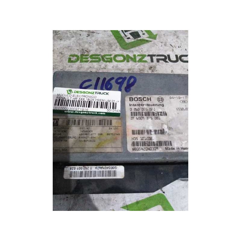Recambio de modulo electronico para renault hr 420.18/26 premium 01  fsa 4x2 420.18 larga distancia referencia OEM IAM 501014362 - Azul 2