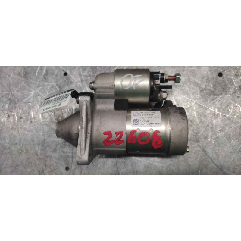 Recambio de motor arranque para fiat grande punto (199) 1.4 16v dynamic (01.2007) referencia OEM IAM 55193356 10 DIENTES - Azul 2