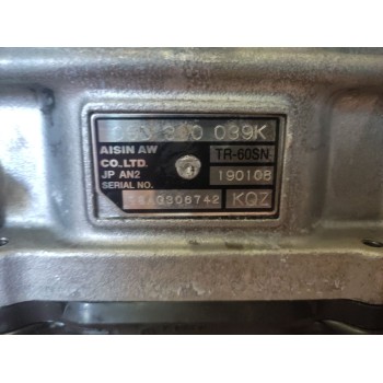 Recambio de caja cambios para audi q7 (4l) 3.0 tdi (176kw) referencia OEM IAM 09D300039K KQZ 08AG306742
