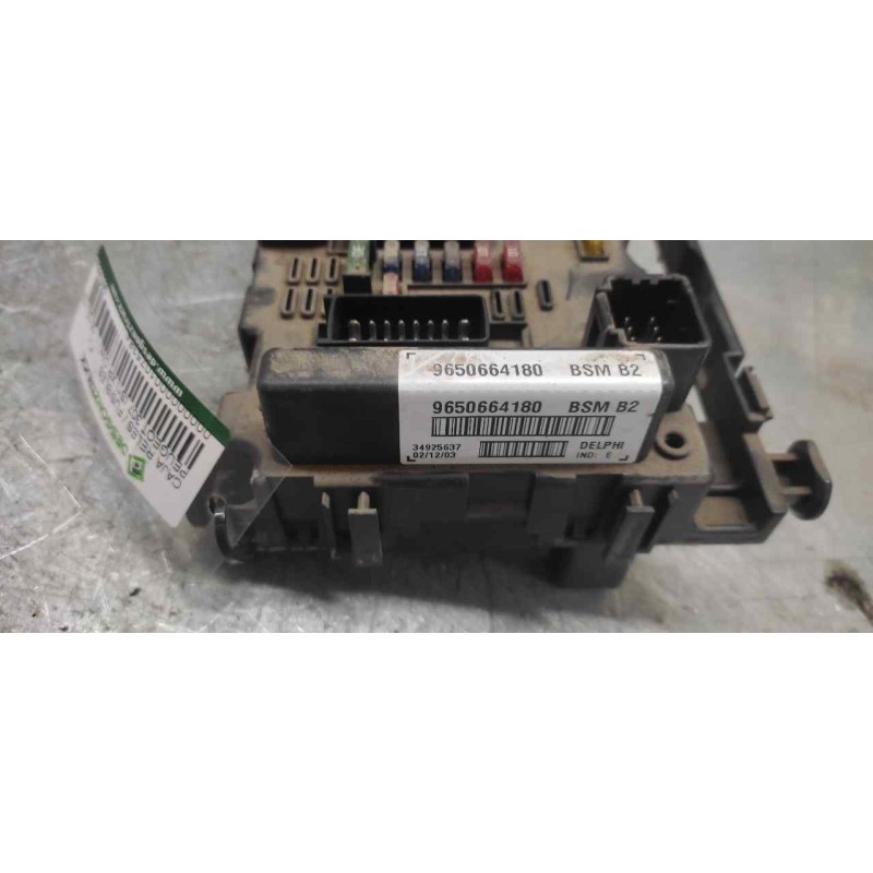Recambio de caja reles / fusibles para peugeot 307 (s1) xr clim referencia OEM IAM 9650664180 BSM 2