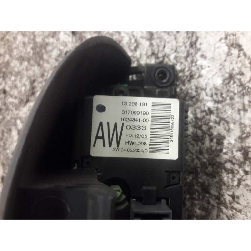 Recambio de pantalla multifuncion para opel combo (corsa c) familiar referencia OEM IAM 13208191 317099190 102484100 - Blanco 3
