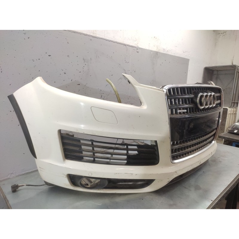 Recambio de paragolpes delantero para audi q7 (4l) 3.0 tdi (176kw) referencia OEM IAM - Blanco 2