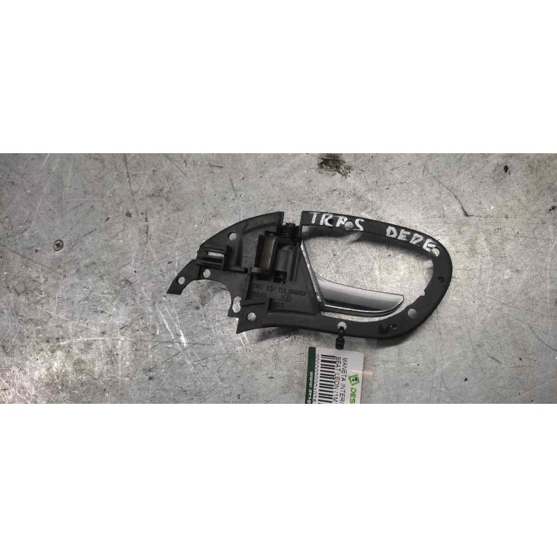 Recambio de maneta interior trasera derecha para seat leon (1m1) 1.9 tdi referencia OEM IAM 1M0837114 2