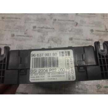 Recambio de caja reles / fusibles para peugeot 308 confort referencia OEM IAM 9663798180 2658512050208 BSI