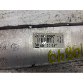 Recambio de intercooler para opel astra g berlina club referencia OEM IAM 09192587  