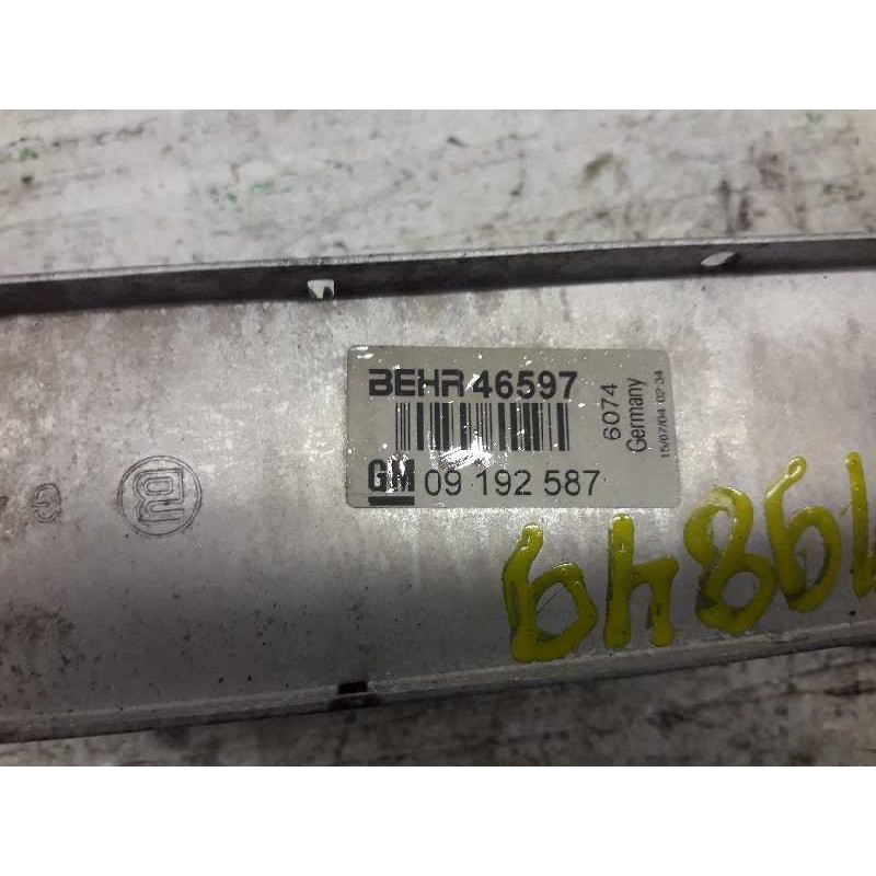 Recambio de intercooler para opel astra g berlina club referencia OEM IAM 09192587 2
