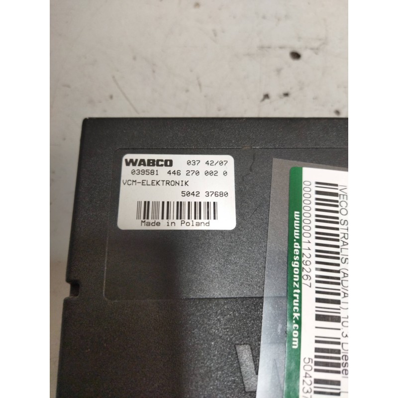 Recambio de modulo electronico para iveco stralis (ad/at) 10.3 diesel referencia OEM IAM 504237680 4462700020 CENTRALITA VCM - Blanco 2