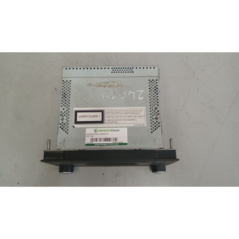 Recambio de sistema audio / radio cd para man tgs referencia OEM IAM 81281016182 - Blanco 3