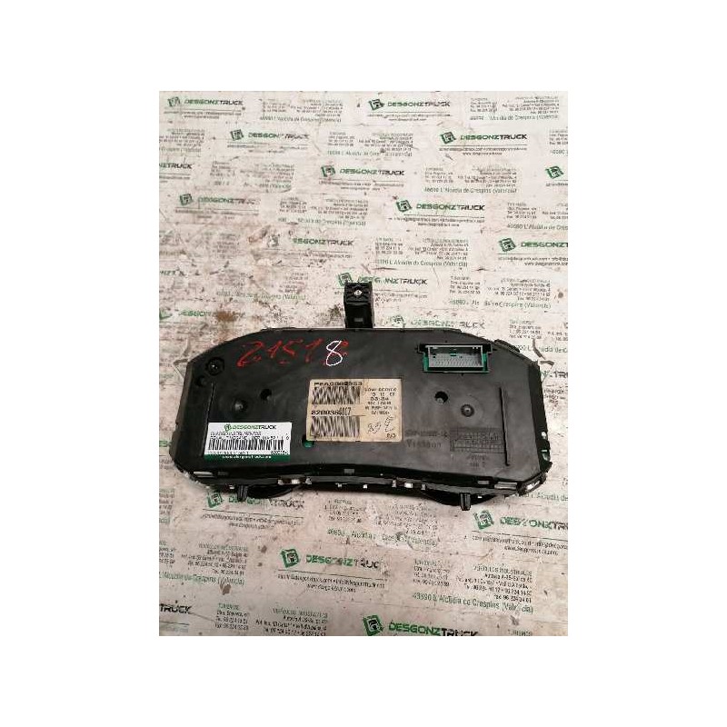Recambio de cuadro instrumentos para renault megane ii berlina 5p referencia OEM IAM 8200364007 - Azul 2