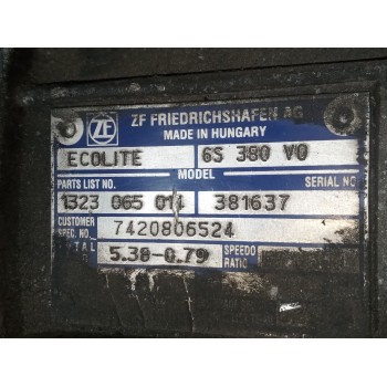 Recambio de caja cambios para renault mascott 3.0 diesel referencia OEM IAM 6S380VO 1323065011 7420806524