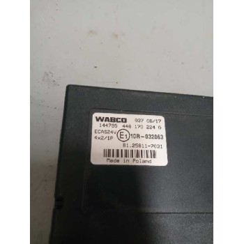 Recambio de modulo electronico para man tgx 18.xxx 12.4 diesel referencia OEM IAM 81258117031  CENTRALITA ECAS